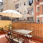 Terrace, Sun And Local Lifestyle In Gracia